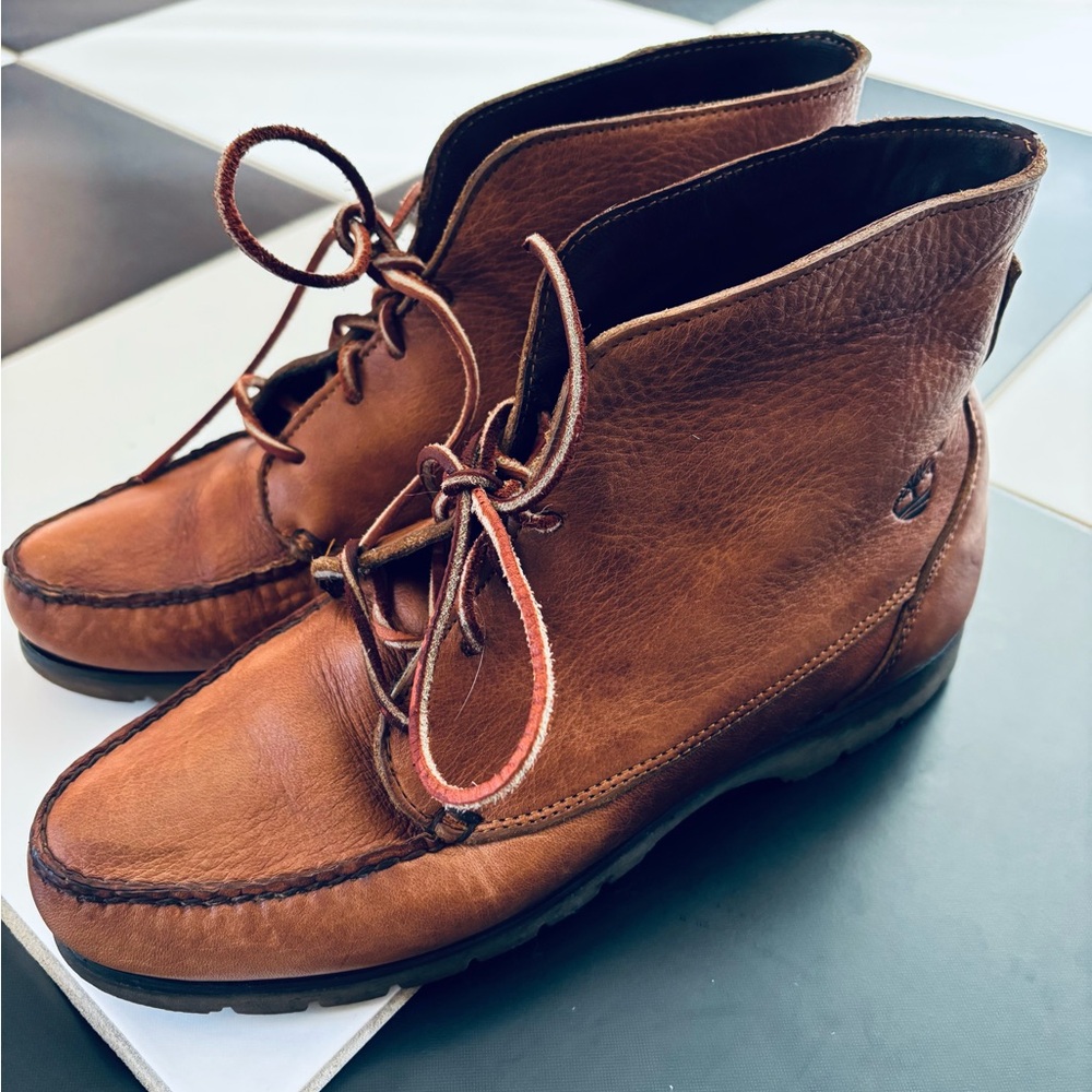 Vintage timberland hiking all leather boots - Picture 4 of 9